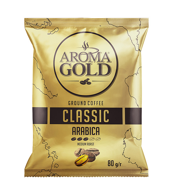 Aroma Gold - Mletá káva Arabica 80g