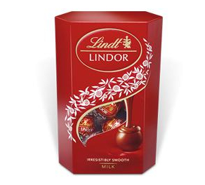 lindt lindor mléčné pralinky 50g