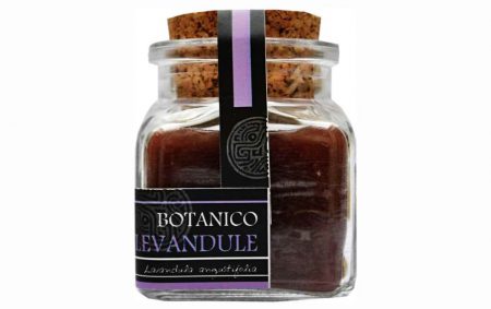 botanico vonná svíce kalamář s korkem levandule