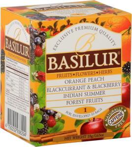 Basilur - výběr ovocných čajů 10ks