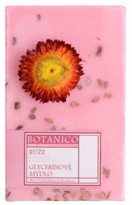 botanico glycerínové mýdlo s dekorací růže