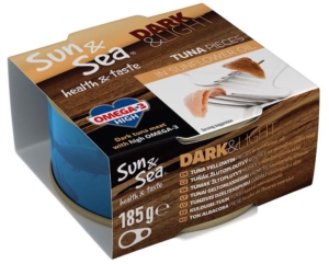 Tuňak žlutoploutvý Dark&Light 185g