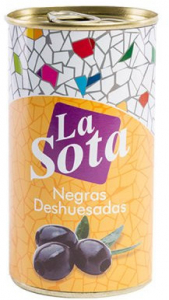 la sota černé olivy plech